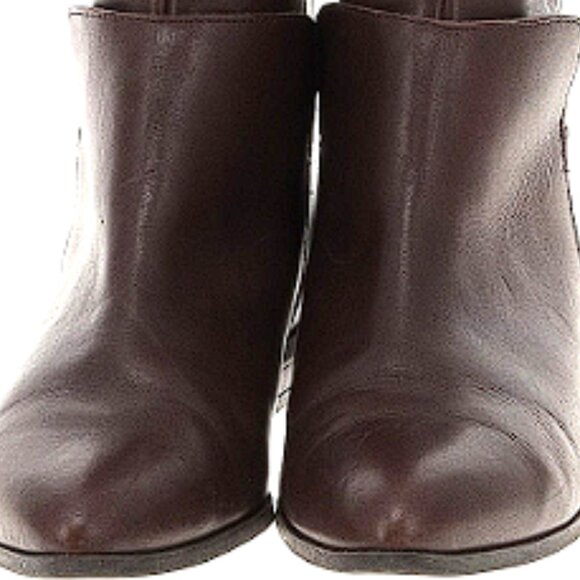 Burgundy Leather Riding Boots by Nine West / Size 8 1/2 - Picture 5 of 10